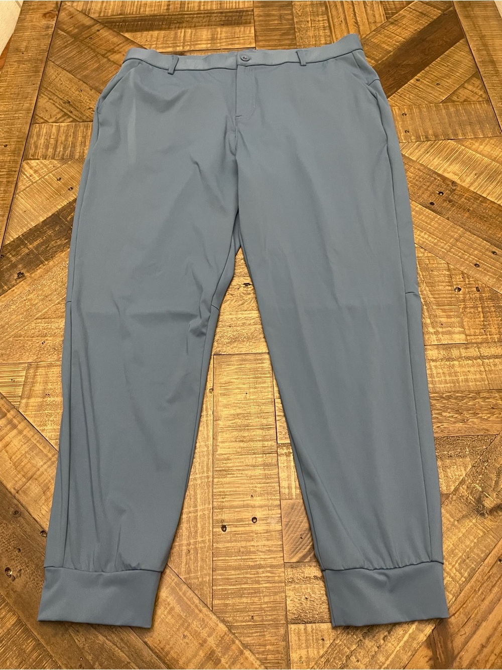 Libin Men's Golf Jogger Pants - Size XXL - Slate Blue Grey Athletic Stretch